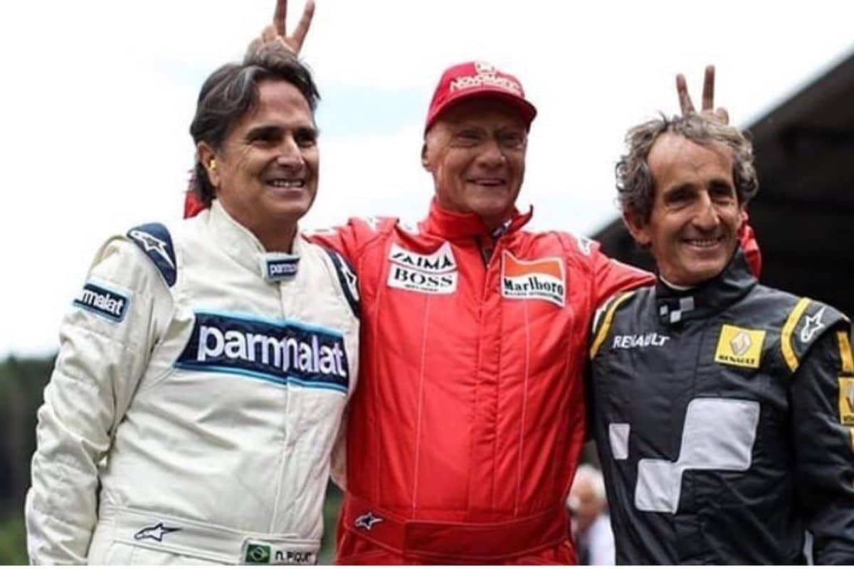 Emerson Fittipaldi Alain Prost e Niki Lauda foram dirigidos por lenda da F1